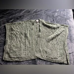 LOFT Green Knit Cardigan